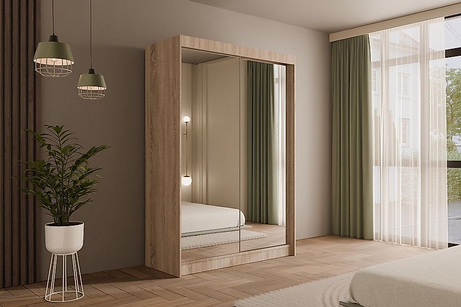 ALTDECOR Schiebetürenschrank AMOHA (Kleiderschrank Garderobenschrank mit vi günstig online kaufen