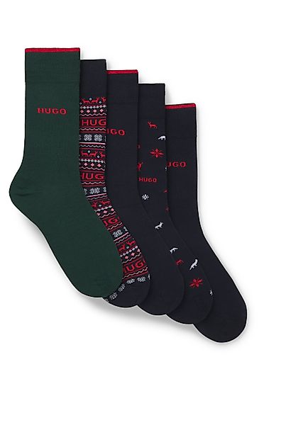 HUGO Underwear Socken "5Pack GIFT XMAS" 5 Paar tlg. zum verschenken, elasti günstig online kaufen