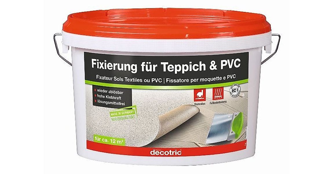 decotric® PVC-Kleber Decotric Fixierung für Teppich und PVC 3 kg günstig online kaufen