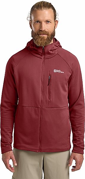 Jack Wolfskin Fleecejacke "KOLBENBERG HOODED FZ M", Atmungsaktiv, leicht, Ü günstig online kaufen