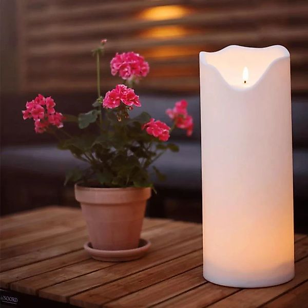 LED Kerze Flamme Grand in Weiß 0,03W IP44 günstig online kaufen