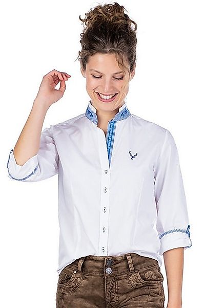 orbis Trachtenbluse Trachtenbluse - CECILIE - weiß/blau günstig online kaufen