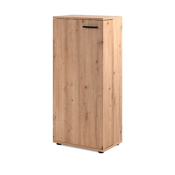 Furn.Design Schuhschrank Eiche Artisan 50 x 110 cm 1-türig 6 Fächer Modern günstig online kaufen