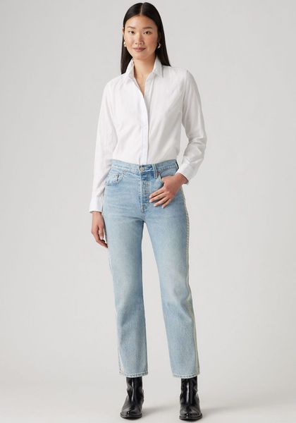 Levis 7/8-Jeans "501 CROP" mit Glitzerdetails an Seitennähten günstig online kaufen