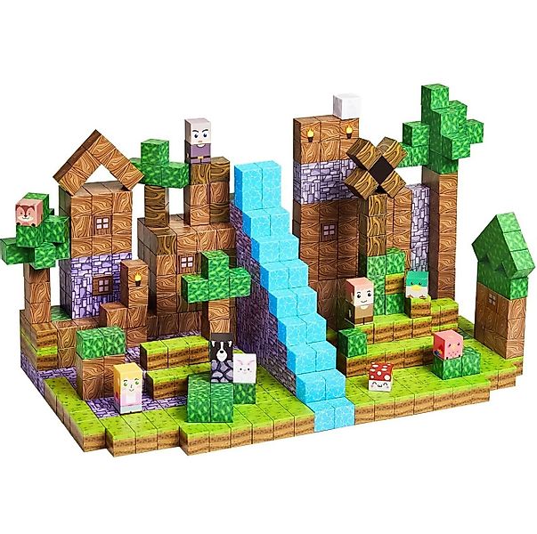 Athlix Magnetische Bausteine 128 Teile Bauwelt Spielzeug Magnetblöcke Magne günstig online kaufen