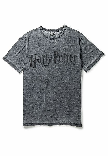 Recovered T-Shirt "Harry Potter Classic Logo Charcoal" 1 Stk. tlg. mit ange günstig online kaufen