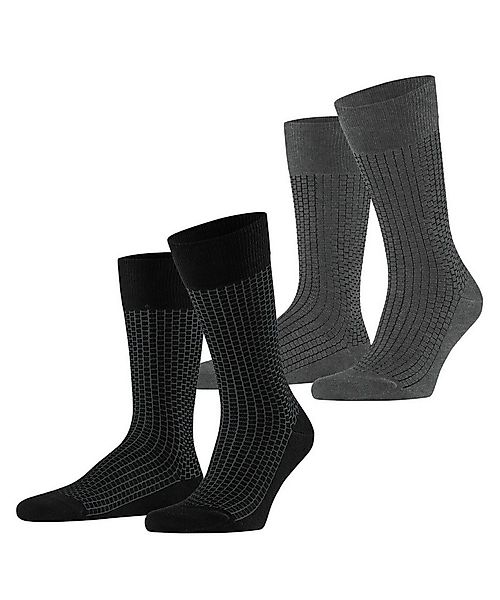 Esprit Socken Illusional Grid 2-Pack (2-Paar) günstig online kaufen