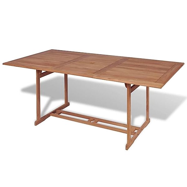 vidaXL Gartentish 180x90x75 cm Teak Massivholz 43034 günstig online kaufen