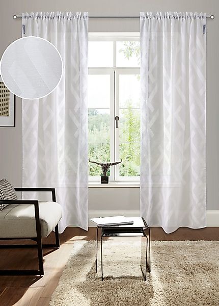 Bruno Banani Gardine Lynn, Stangendurchzug (1 günstig online kaufen