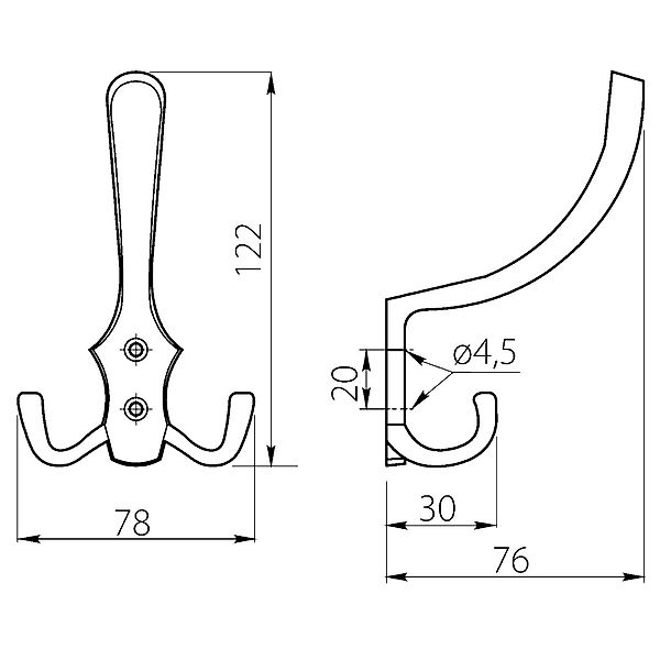 SO-TECH® Garderobenhaken LENA BA 20 mm günstig online kaufen