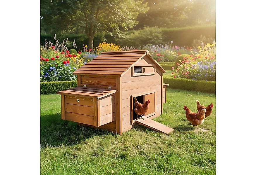 Zooprinz Hühnerstall Hühnervoliere Hühnerhaus Happyfarm, Winterfest, Wetter günstig online kaufen