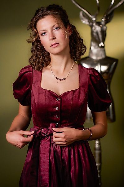 Spieth & Wensky Dirndl Samt Dirndl günstig online kaufen
