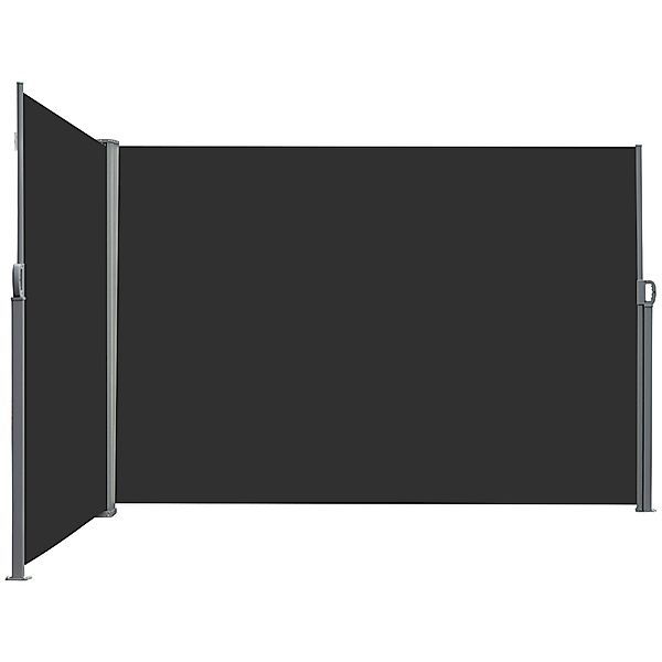 Outsunny Doppelter seitlicher ausziehbarer Sichtschutz Paravent dim. 6L x 1 günstig online kaufen