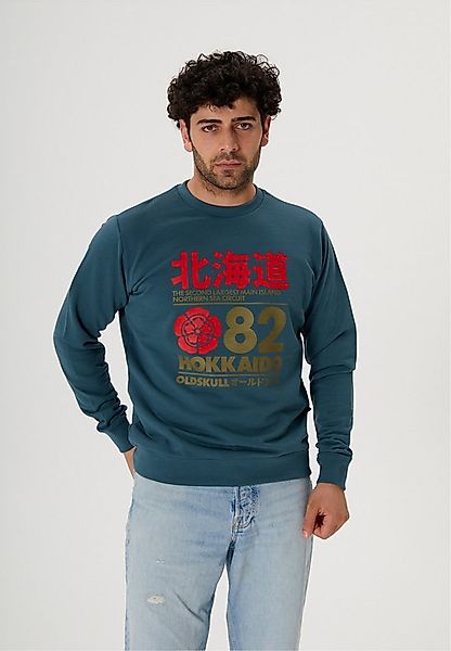 Oldskull Kapuzensweatshirt Retro Japan Island (1-tlg) mit coolem Print günstig online kaufen