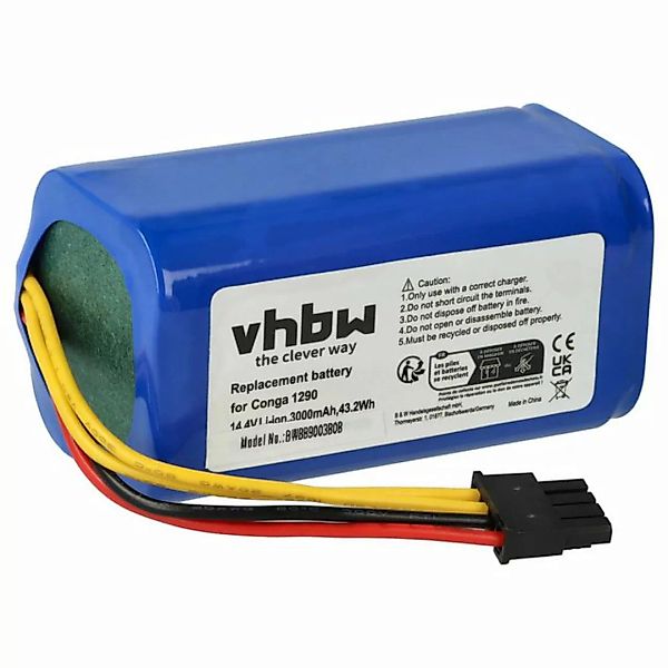vhbw kompatibel mit Bagotte BL509 Staubsauger-Akku Li-Ion 3000 mAh (14,8 V) günstig online kaufen
