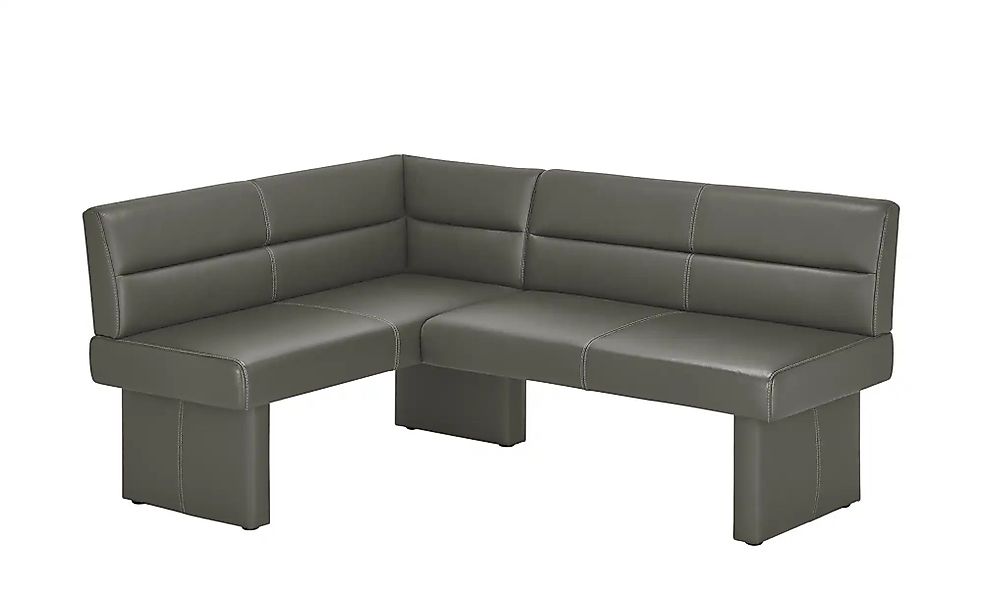 Eckbank Leder Canto II ¦ grau ¦ Maße (cm): H: 85 Bänke > Eckbänke - Höffner günstig online kaufen