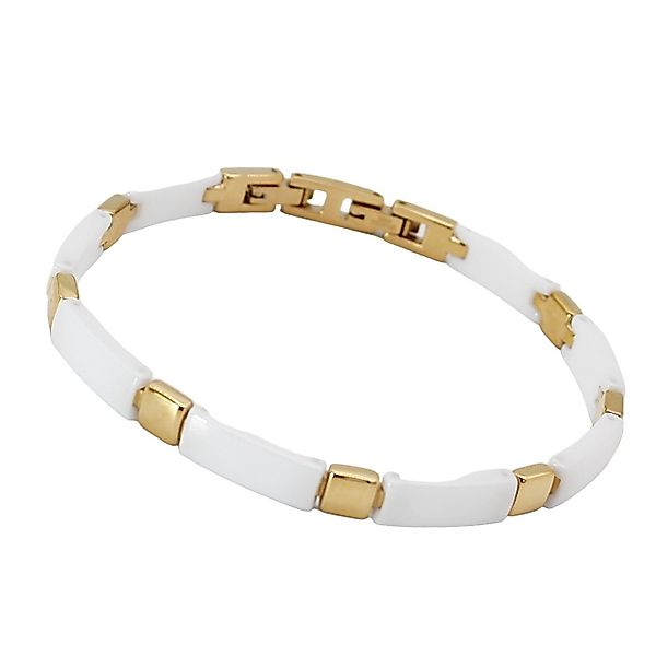 ELLAWIL Edelstahlarmband Gliederarmband Armband aus Keramik günstig online kaufen