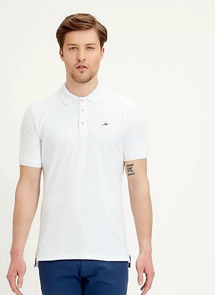 Slim-fit Poloshirt Aus Bio-baumwolle günstig online kaufen