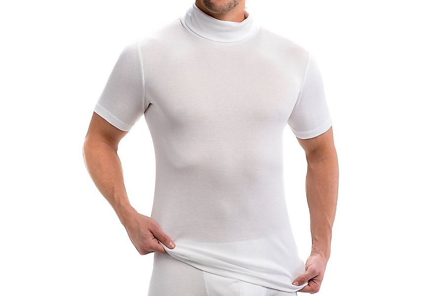 HERMKO Unterziehshirt 16855 Herren kurzarm Shirt mit Rollkragen günstig online kaufen