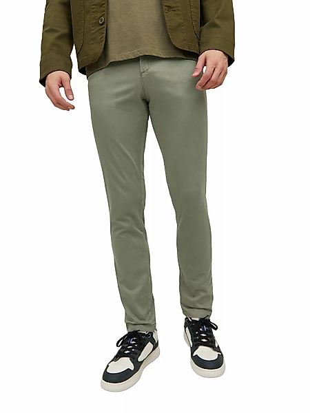 Jack & Jones Herren Chino Hose JJIMARCO JJBOWIE SA - Slim Fit - Blau - Grün günstig online kaufen