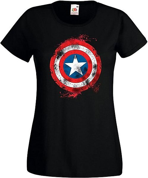 Youth Designz T-Shirt Vintage America Damen T-Shirt mit trendigen Frontprin günstig online kaufen