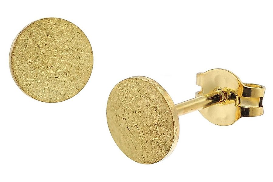 trendor Paar Ohrstecker Damen-333 / 8K Gold ⌀ 6 mm günstig online kaufen