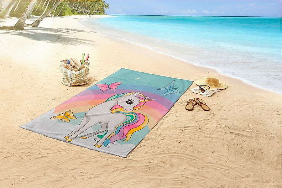 good morning Strandtuch Dash, Microfaser (1-St), günstig online kaufen