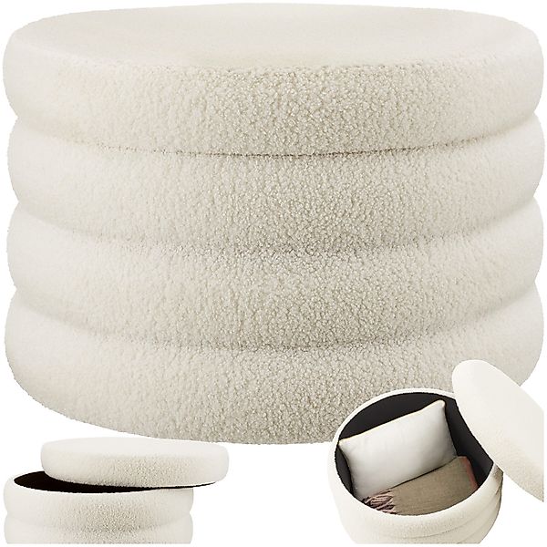 tectake Sitzhocker Schminkhocker Altu XL, gepolstert, günstig online kaufen