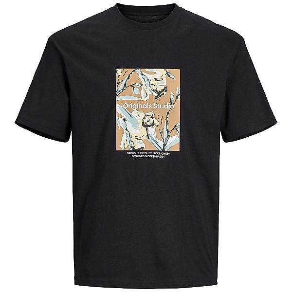 Jack&Jones T-Shirt mit Print Farbe schwarz Größe: 3XL günstig online kaufen