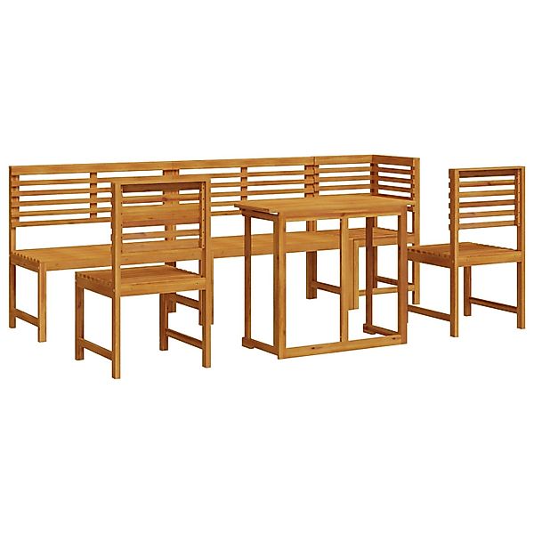 vidaXL 6-tlg Garten-Essgruppe Massivholz Akazie 3328697 günstig online kaufen