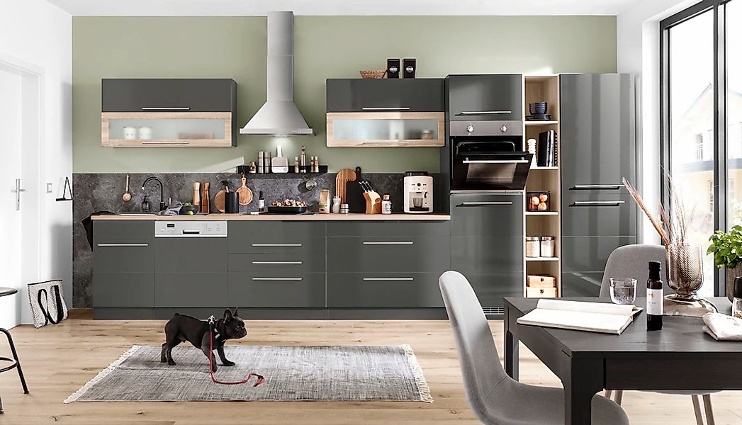 KOCHSTATION Küchenzeile "KS-Wien" Breite 440 cm, wahlweise mit E-Geräten un günstig online kaufen
