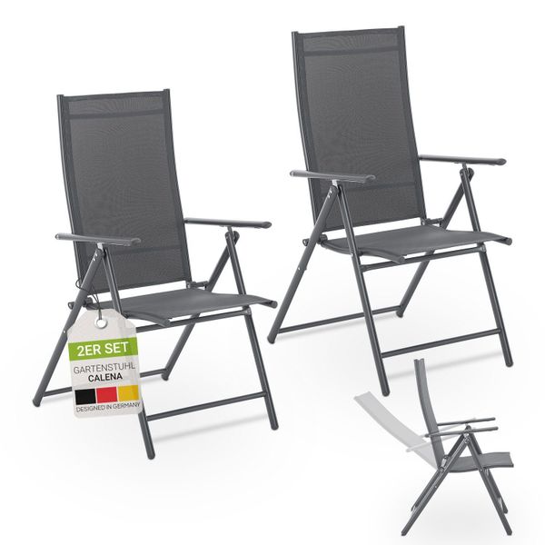 Juskys Gartenstuhl Calena (2 St), 7-fach günstig online kaufen