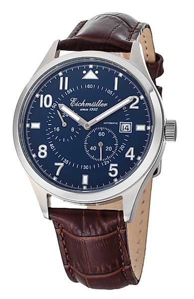 Eichmüller Automatikuhr RE7011 Herrenuhr Zifferblatt Blau, günstig online kaufen