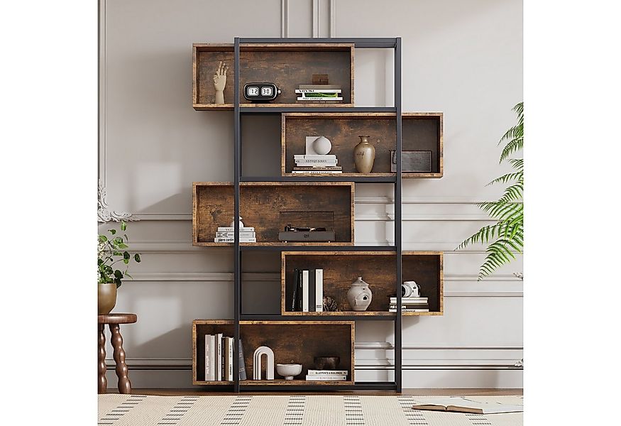 Flieks Bücherregal, 1-tlg., Standregal mit 5 Abnehmbaren Ebenen Büroregal S günstig online kaufen