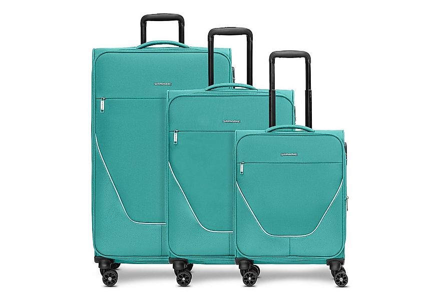 Stratic Trolleyset taska, 4 Rollen, (3-teilig, 3 tlg), Polyester günstig online kaufen