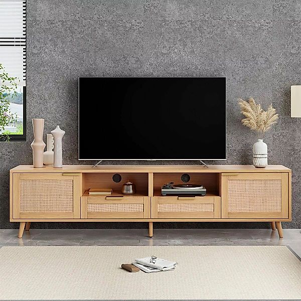XDeer TV-Schrank TV-Konsolentisch TV-Schrank mit echtem günstig online kaufen