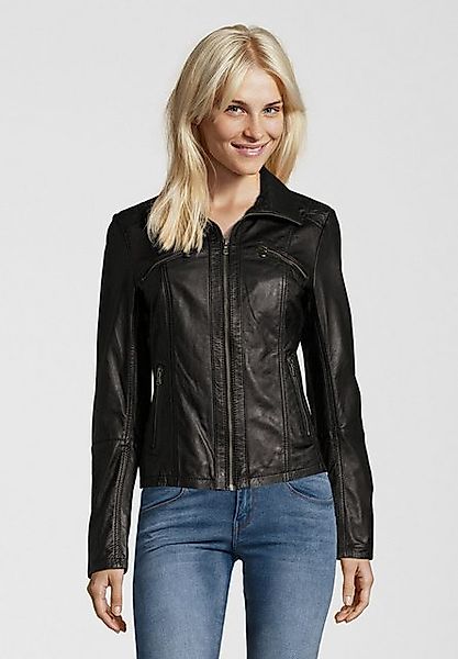 7eleven Lederjacke CONNIE (1-St) mit leicht taillierter Passform günstig online kaufen
