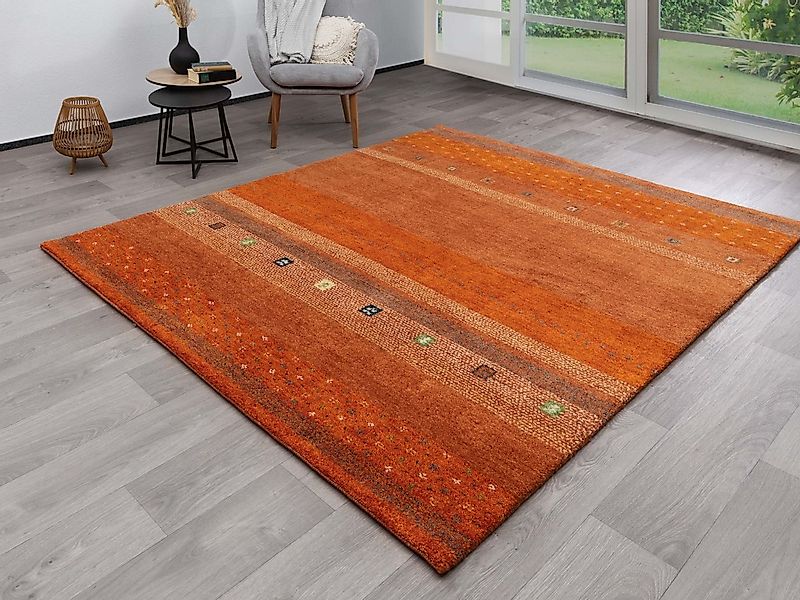 Steffensmeier Wollteppich Moro, Rechteckig, Gabbeh Teppich, handgeknüpft günstig online kaufen