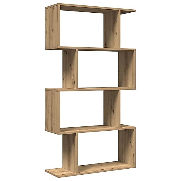 vidaXL Bücherregal Raumteiler-Bücherregal 4 Böden Artisan-Eiche günstig online kaufen