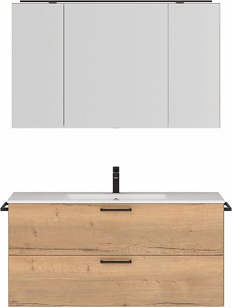 nobilia Badmöbel-Set "Tolvina" vormontiert, mit Soft-Close, 2 Stk. tlg. günstig online kaufen