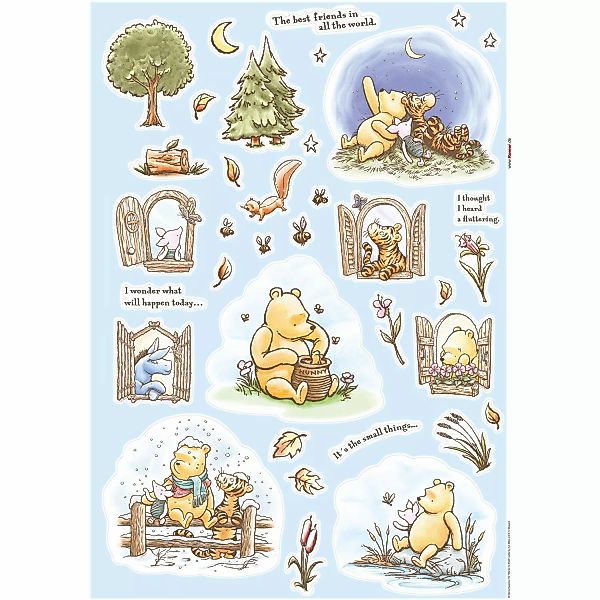 Komar Wandtattoo "Winnie the Pooh Adventures - Größe 50 x 70 cm", (61 St.), günstig online kaufen