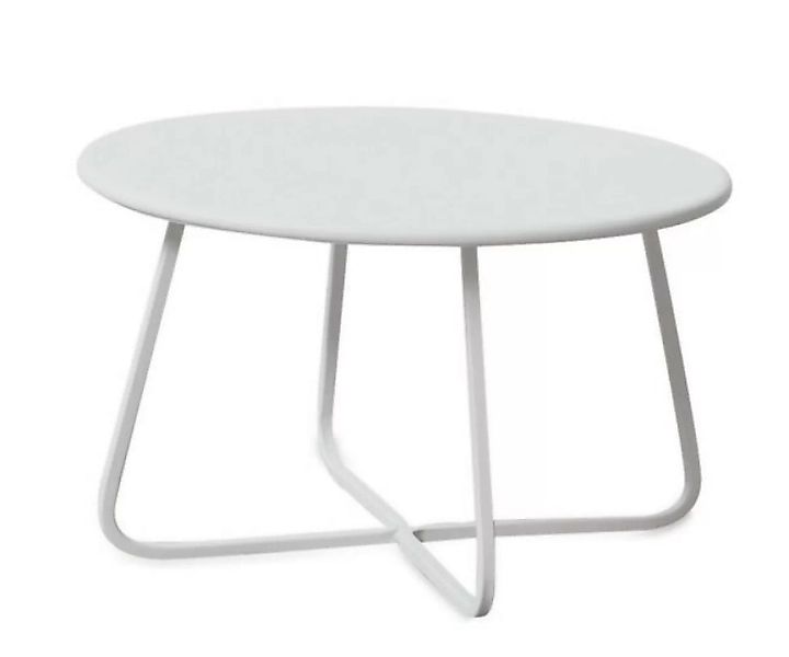 Niedriger Tisch Daisy Ø 65 cmweiß BCU günstig online kaufen