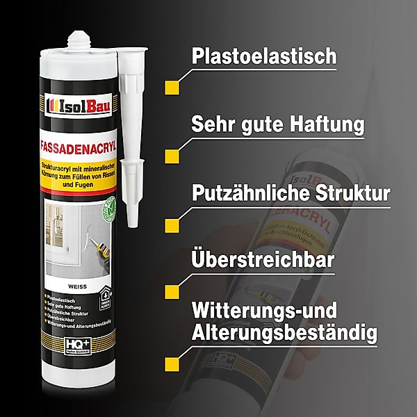 None Spachtelmasse Fassadenacryl Strukturacryl Weiss 2 günstig online kaufen
