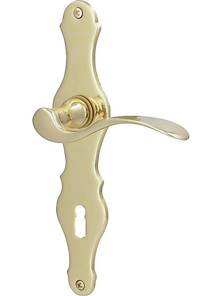 Alpertec Türgriff Alpertec BB-Langschildgarnitur Susan Messing gold günstig online kaufen