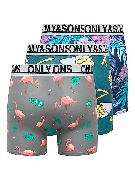 ONLY & SONS Trunk "ONSFITZ AOP WB BOLD BOXER 3PACK NOOS" Packung, 3 Stk. Ba günstig online kaufen