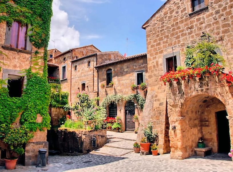 Papermoon Fototapete »Italian Old Village« günstig online kaufen