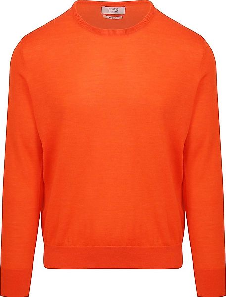 King Essentials The John Pullover Merino Orange - Größe S günstig online kaufen