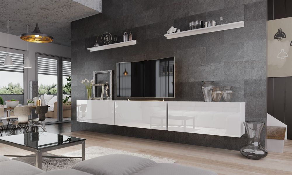 Fun Möbel Wohnwand Mediawand Wohnwand - günstig online kaufen