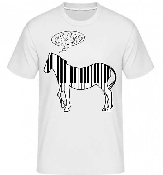 Klavier Zebra · Shirtinator Männer T-Shirt günstig online kaufen
