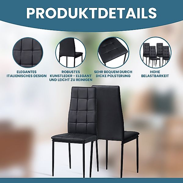 Albatros International Esszimmerstuhl Esszimmerstühle RIMINI 4erSET günstig online kaufen